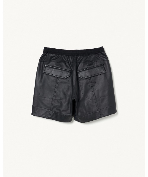パンツ FORSOMEONE TACTICS SHORTS LEATHER メンズの画像