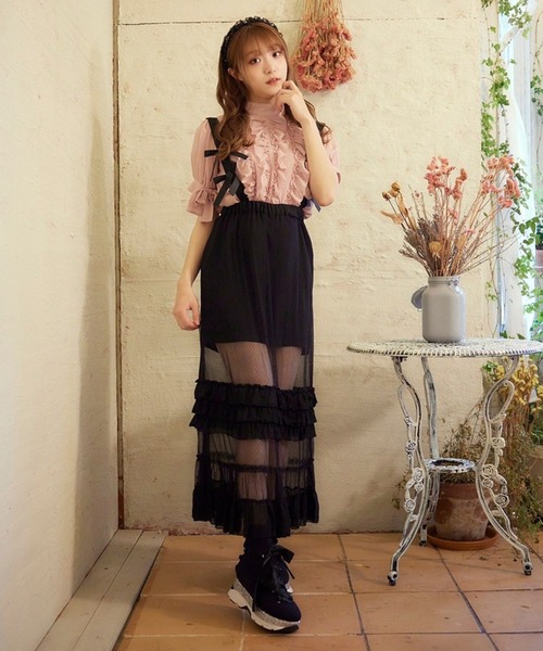 Swankiss トップス＋スカート ♡ Swankiss（スワンキス）の「SX lace balloon S/K（スカート）」 - WEAR