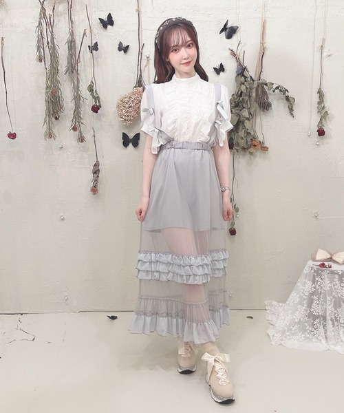 Swankiss トップス＋スカート ♡ Swankiss（スワンキス）の「SX lace balloon S/K（スカート）」 - WEAR
