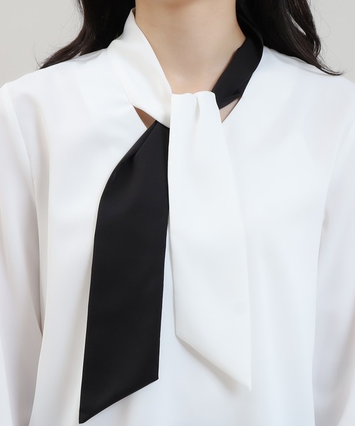 「TRUDEA」 長袖ブラウス MEDIUM ホワイト レディース_画像5