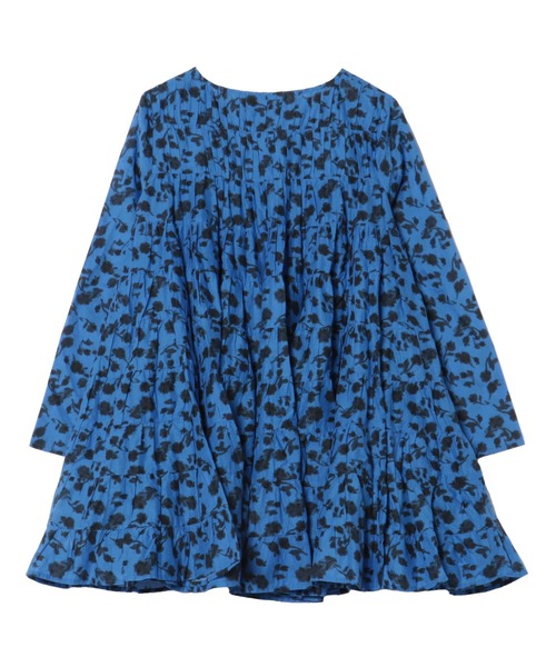 ワンピース Merlette / SOLIS PRINT(フラワープリントロングスリーブワンピース)の画像