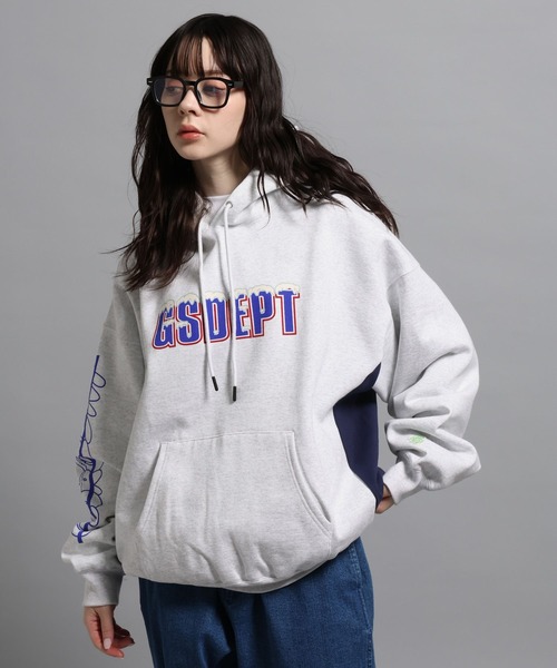 「GEORGE'S」 プルオーバーパーカー MEDIUM ホワイト メンズ_画像3
