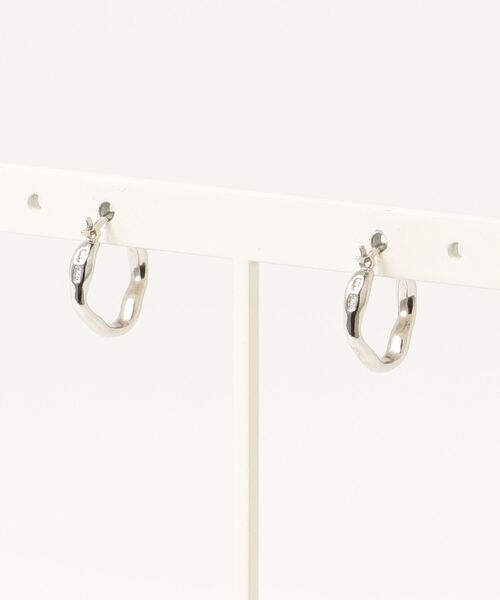 「ete」 ピアス（両耳用） FREE プラチナム レディース_画像2