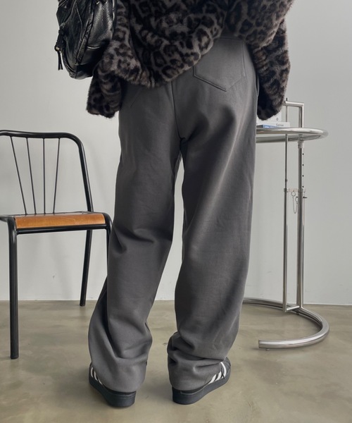 「SHAGGIE」 スウェットパンツ FREE チャコールグレー レディース_画像4