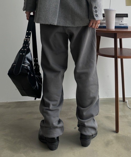 「SHAGGIE」 スウェットパンツ FREE チャコールグレー レディース_画像6