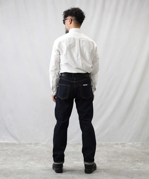 「Salt&Pepper」 デニムパンツ 34inch ダークインディゴブルー メンズ_画像3