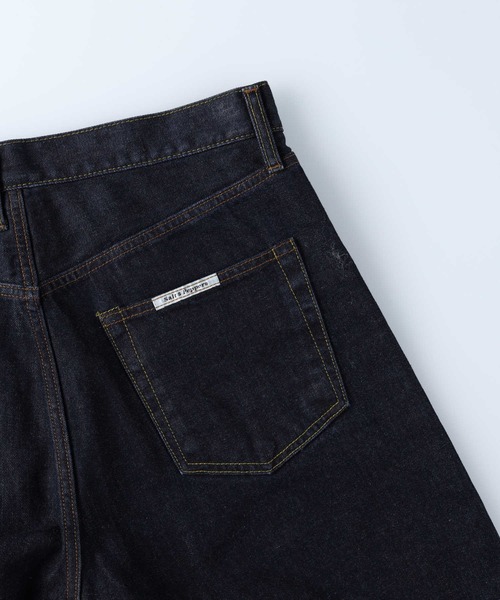 「Salt&Pepper」 デニムパンツ 34inch ダークインディゴブルー メンズ_画像8