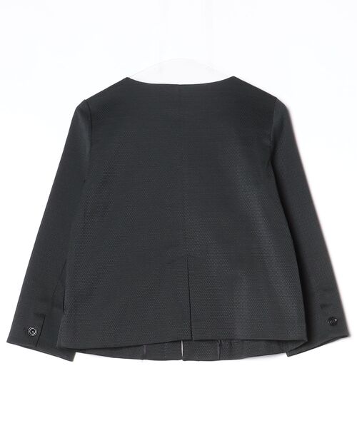 「MELROSE claire」 ノーカラージャケット 3 ブラック レディース_画像2