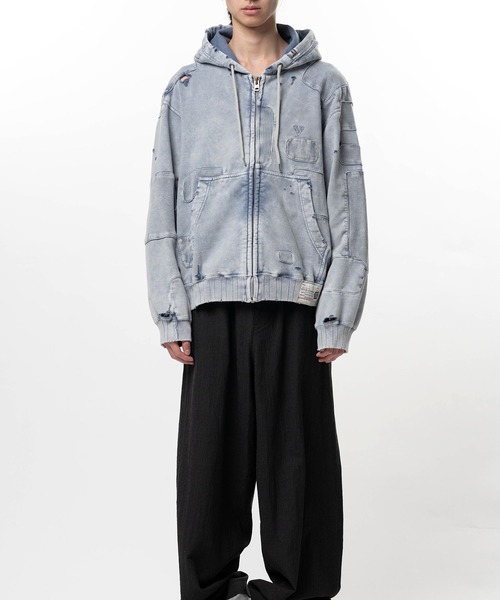 ほぼ新品MAISON MIHARA YASUHIRO 24AW パーカー48 Maison MIHARA YASUHIRO - 【24AW】ダックプリント オーバーサイズ