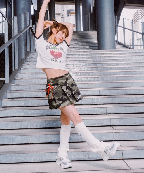 repipi armario（レピピアルマリオ） 靴下 「HOnOKAコラボ」スソワイド