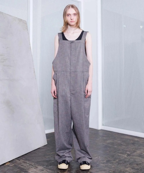 VOAAOV（ヴォアーブ） オーバーオール サロペット TWEED / STRIPE