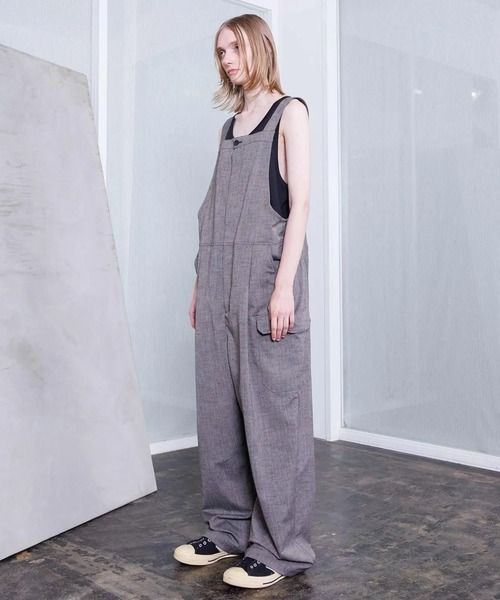VOAAOV（ヴォアーブ） オーバーオール サロペット TWEED / STRIPE