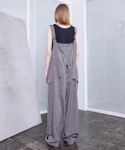 VOAAOV（ヴォアーブ） オーバーオール サロペット TWEED / STRIPE