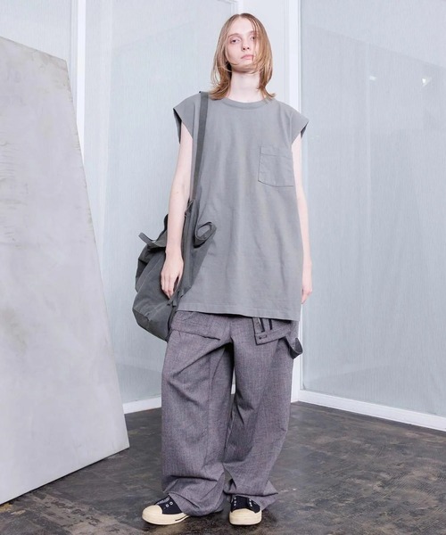 VOAAOV（ヴォアーブ） オーバーオール サロペット TWEED / STRIPE