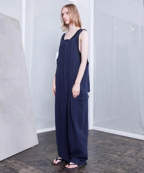 VOAAOV（ヴォアーブ） オーバーオール サロペット TWEED / STRIPE
