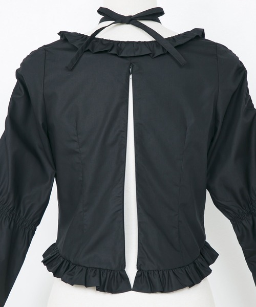 「Diable baiser」 長袖ブラウス MEDIUM ブラック レディース_画像9