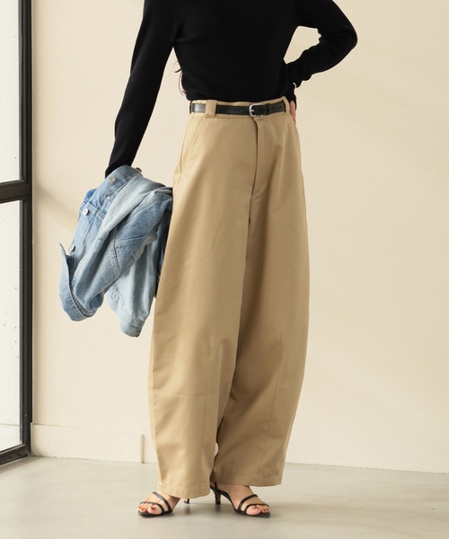 「JOURNAL STANDARD」 イージーパンツ 40 ホワイト レディース