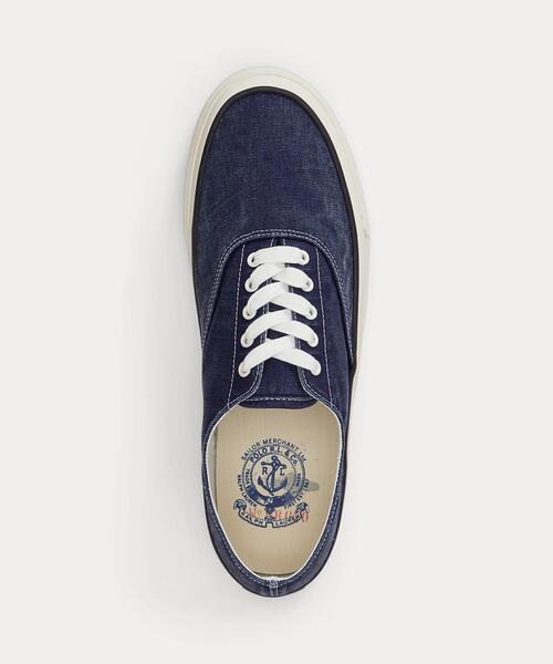 ¥14,300 ポロラルフローレン キャンバス スニーカー 新品未使用タグ付き POLO RALPH LAUREN（ポロ・ラルフローレン） ラルフローレン