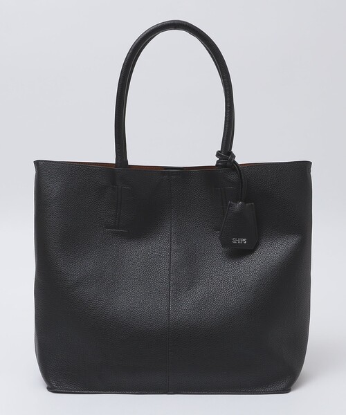 「SHIPS」 トートバッグ ONE SIZE ブラック メンズの画像