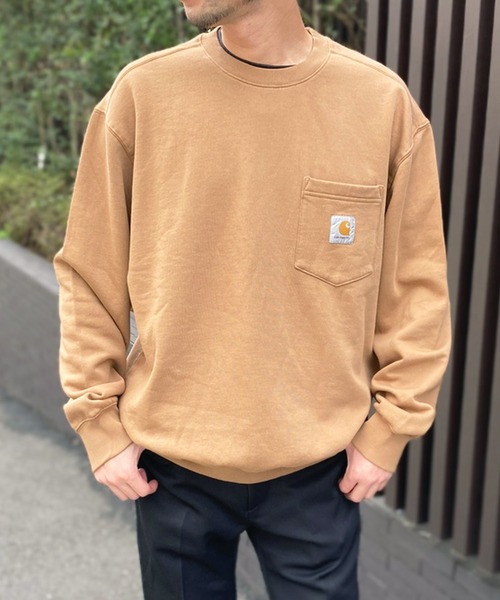 「Carhartt WIP」 スウェットカットソー M ブラウン メンズ_画像9