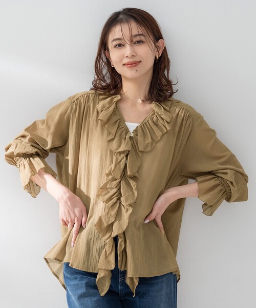 UNTITLED（アンタイトル） ブラウス シャツ 「Liyoca」コットン