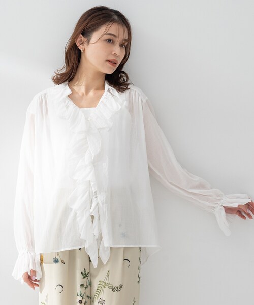 UNTITLED（アンタイトル） ブラウス シャツ 「Liyoca」コットン 