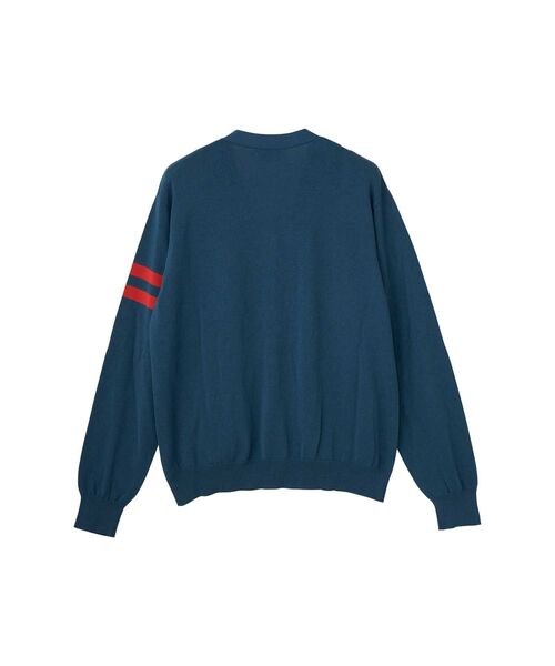 カーディガン SUPER HYSワッペン カーディガン メンズの画像
