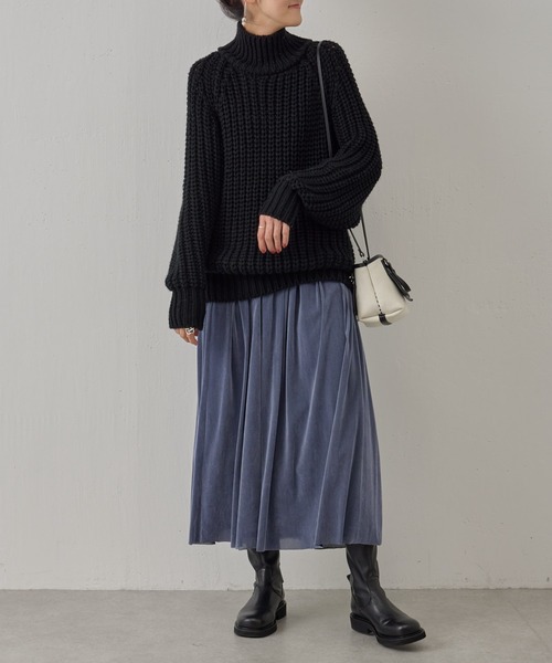「BEARDSLEY」 スカート S ブルー レディース_画像4