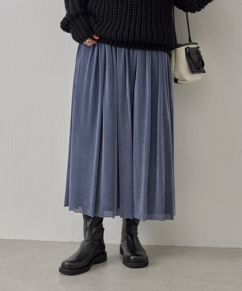 「BEARDSLEY」 スカート S ブルー レディース_画像5