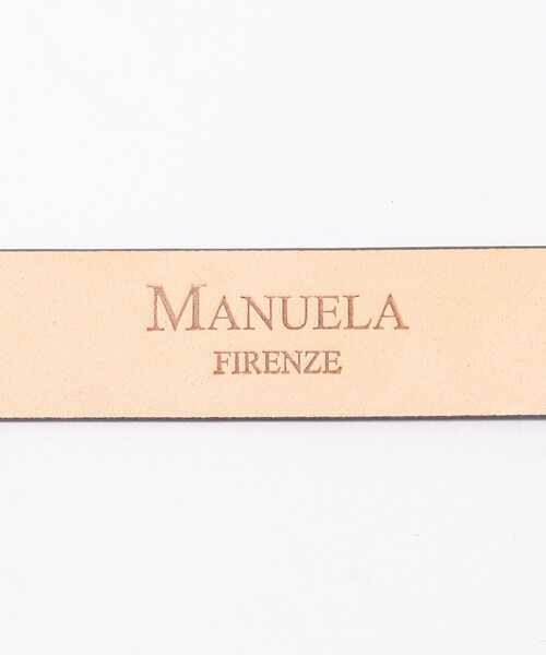 MANUELA（マヌエラ） ベルト ラウンドバックルベルト レディース