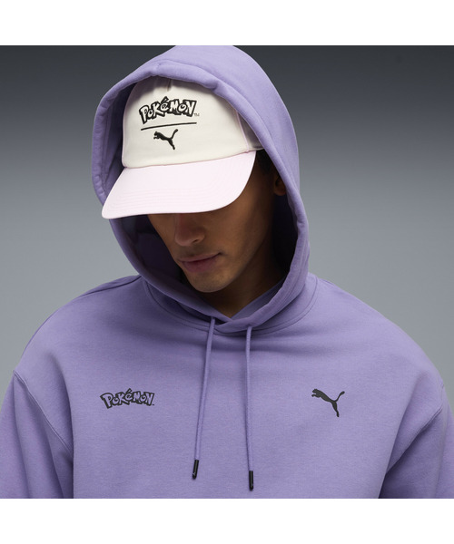 Puma フード付き薄紫ジャケット PUMA（プーマ） パーカー メンズ PUMA x ポケモン リラックスド