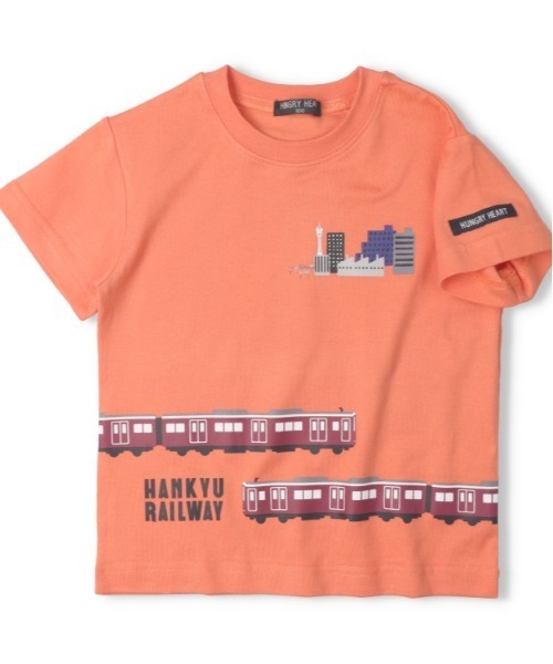 hungry heart（ハングリーハート） tシャツ 阪急電車風景プリント半袖T