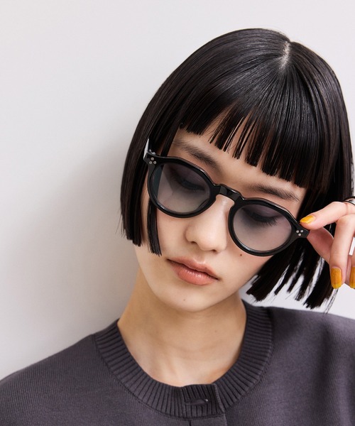 希少！Russeluno ブラックブラウンサングラス ADAM ET ROPE'（アダムエロペ） サングラス 「WEB限定」・「定番