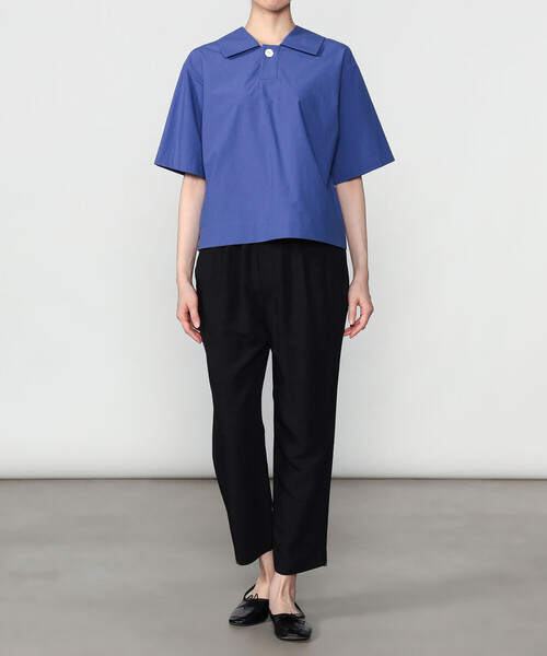nicolson&nicolson ブラウス シャツ 半袖 nicholson ＆ nicholson