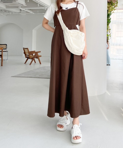 「Heather」 フラットサンダル L ブラック レディース_画像4