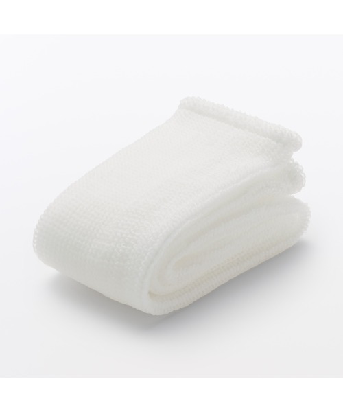 無印良品（MUJI） 泡立てボディタオル やわらかめ／約25×95cm