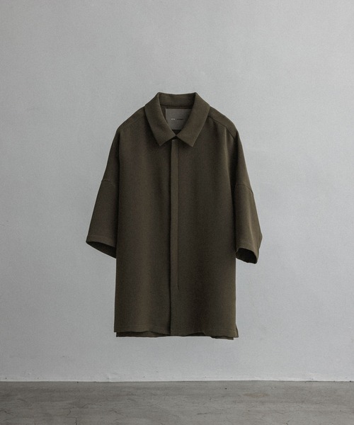 「WYM × ATTACHMENT」 半袖シャツ L グリーン メンズ_画像5