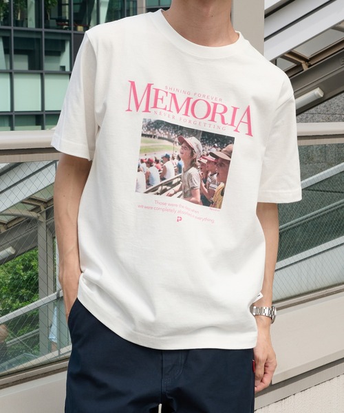 Perushu tシャツ Graphic Assorted Print T-Shirt／グラフィック