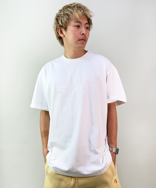 「Carhartt WIP」 半袖Tシャツ X-LARGE ホワイト メンズ_画像3