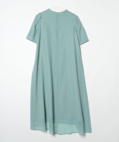 「AIMER」 半袖ワンピース MEDIUM グリーン レディース_画像2