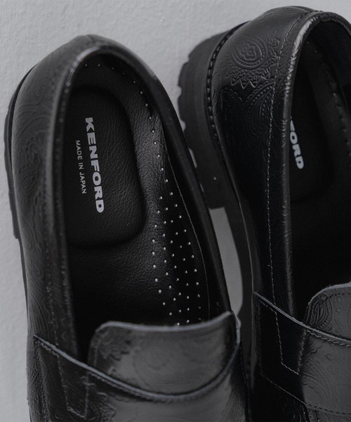 ローファー 「追加」KENFORD/ケンフォード TANK SOLE EMBOSSED LOAFERS