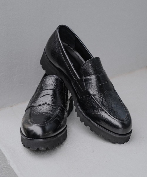 ローファー 「追加」KENFORD/ケンフォード TANK SOLE EMBOSSED LOAFERS