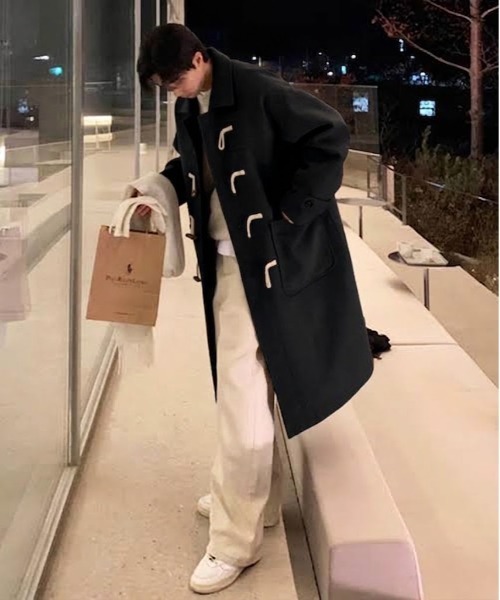 NOWLE（ノウル） ダッフルコート コート 「NOWLE」ステンカラー ロング