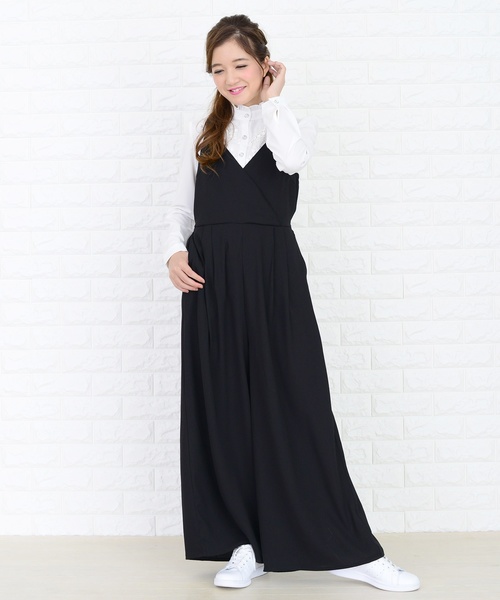 Lace Ladies（レースレディース） オールインワン カシュクール風