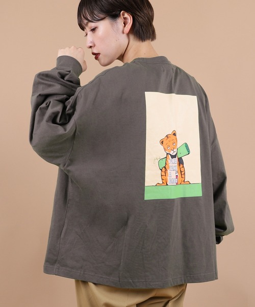 Tシャツ Tシャツ イラストレーターyuta Yunoki Kutir コラボ アニマルプリントロンｔ Zozotown Paypayモール店 通販 Paypayモール