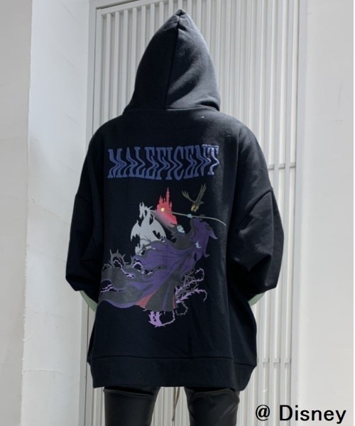 パーカー Chica/チカ/マレフィセント(Maleficent)ヴィランズパーカー コレクション新作が登場 完売品 チカ マレフィセントブラックパーカー パーカー