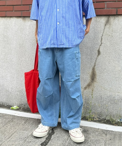 EDWIN（エドウィン） ワイドパンツ ジーンズ STEPMARK ワイド