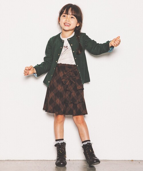 ANY（エニィ） スカート チェックプリーツスカート キッズ 子供服