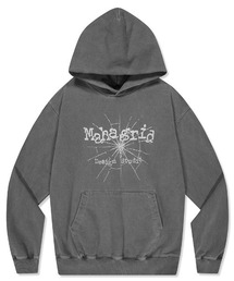 パーカー 「mahagrid/マハグリッド」CRACK PIGMENT HOODIE/クラック ピグメントプルオーバーパーカー レディース メンズ MAHAGRID パーカー 「mahagrid/マハグリッド」CRACK PIGMENT