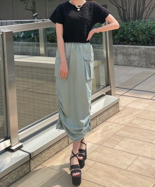 希少】Y´s Red Label ワイズ レッド レーベルミリタリー スカート
